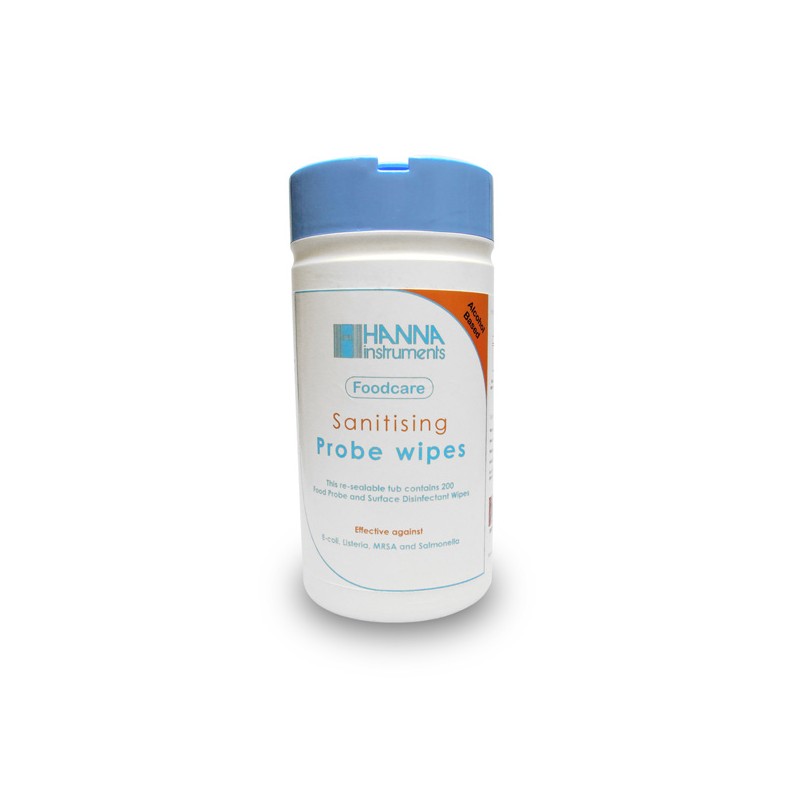 Hanna HI-92200 Blue Food Probe Wipes Hanna HI-92200 Blue Food Probe Wipes