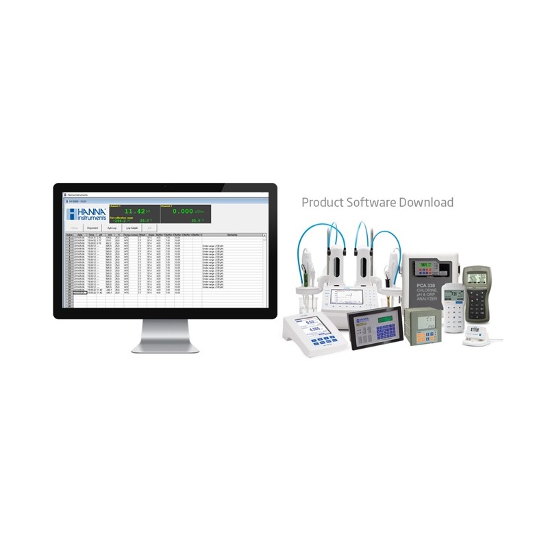 Hanna HI-929829 Windows (R) application software for HI-9829 Hanna HI-929829 Windows (R) application software for HI-9829