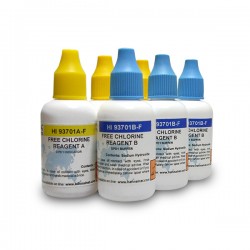 Hanna HI-93701-F Chlorine (Free) Liquid Reagents for 300 tests