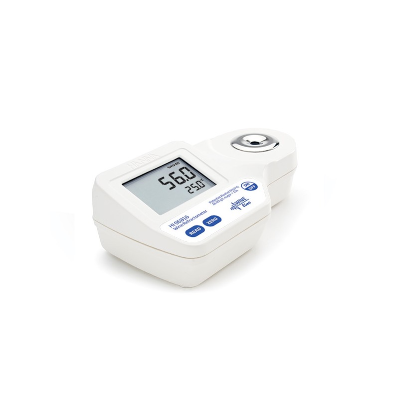 Hanna HI-96816 Refractometer for wine with Potential Alcohol Hanna HI-96816 Refractometer for wine with Potential Alcohol