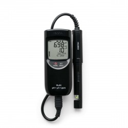 Hanna HI-991300 Waterproof pH, EC, TDS and Temperature Meter with Advanced Features