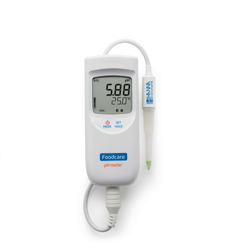Hanna HI-99161 Handheld General Purpose Food and Dairy pH Meter Hanna HI-99161 Handheld General Purpose Food and Dairy pH Meter