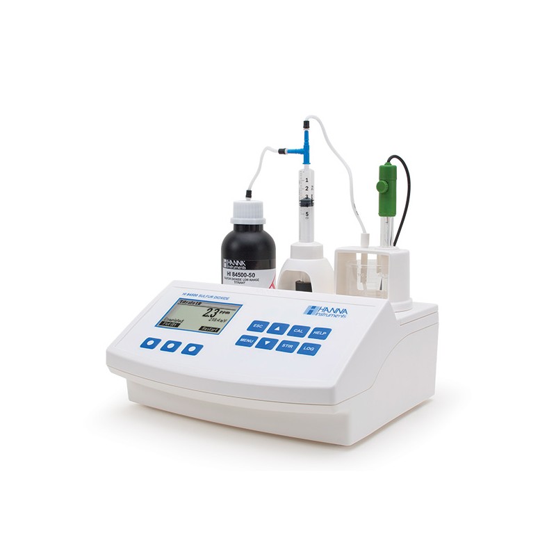 Hanna HI-84500-02 Sulphur Dioxide Mini Titrator for Wine Analysis Hanna HI-84500-02 Sulphur Dioxide Mini Titrator for Wine Analysis