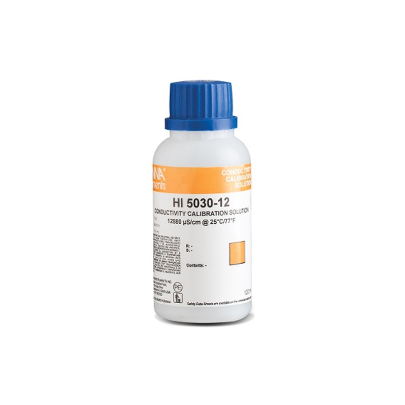 HANNA HI-5030-12 Conductivity Solution 12880 uS/cm, 120 mL
