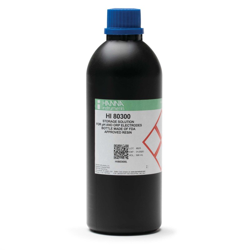 Hanna HI-80300L Electrode Storage Solution 500ml FDA Hanna HI-80300L Electrode Storage Solution 500ml FDA