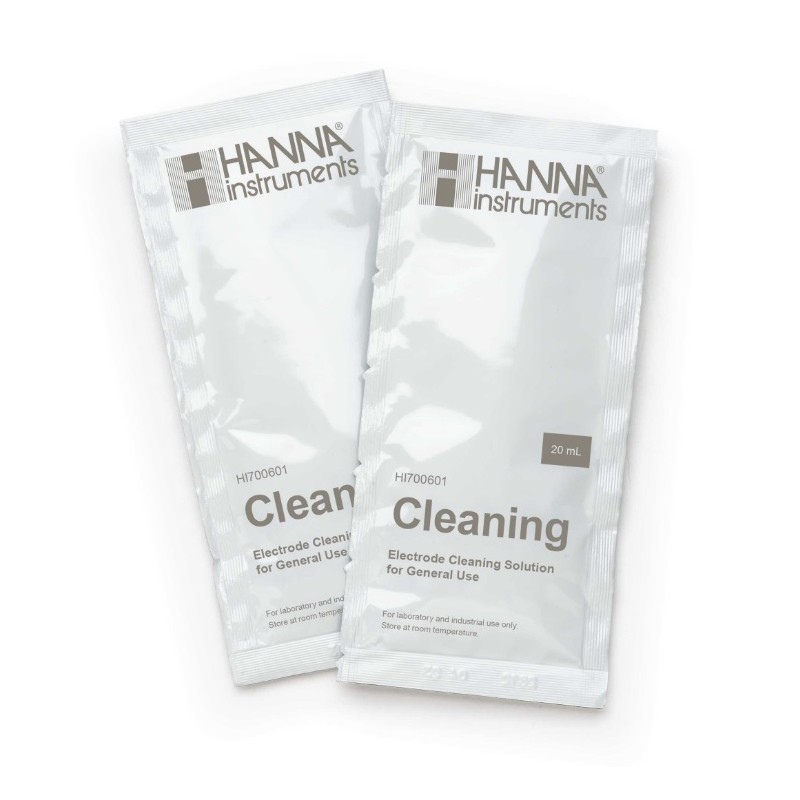 Hanna HI-700601P General Purpose Cleaning Solution 25 x 20ml sachets Hanna HI-700601P General Purpose Cleaning Solution 25 x 20ml sachets