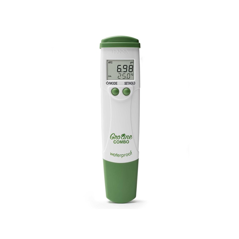 Hanna HI-98131 GroLine Hydroponic Waterproof Pocket pH/EC/TDS/Temperature Tester Hanna HI-98131 GroLine Hydroponic Waterproof Pocket pH/EC/TDS/Temperature Tester