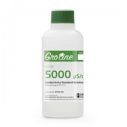 Hanna HI-7039-023 GroLine 5000 µS/cm Conductivity Standard with Certificate, 230mL 