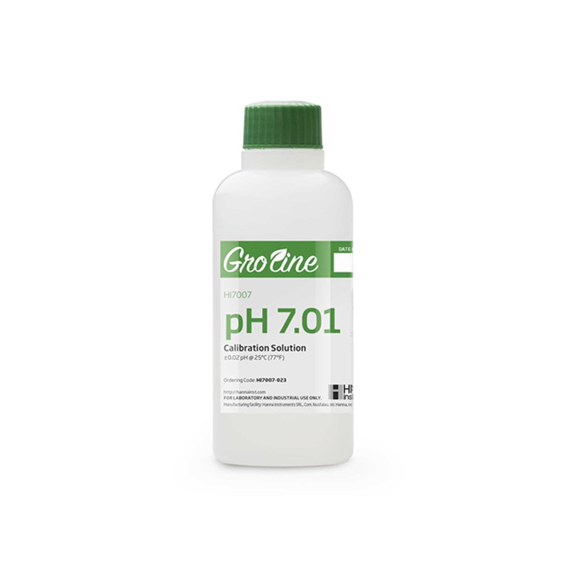 Hanna HI-7007-023 GroLine pH 7.01 Calibration Buffer, 230 mL Hanna HI-7007-023 GroLine pH 7.01 Calibration Buffer, 230 mL