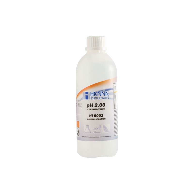 HANNA HI-5002 pH2.00 Technical Buffer Solution, 500ml