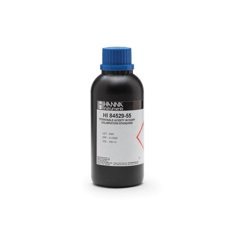 HANNA HI-84529-55 Pump calibration standard, 230 ml HANNA HI-84529-55 Pump calibration standard, 230 ml