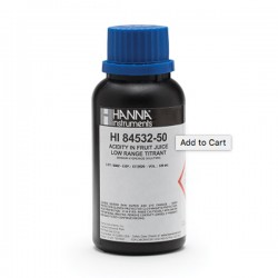 HANNA HI-84532-50 Titrant solution for low range, 120ml