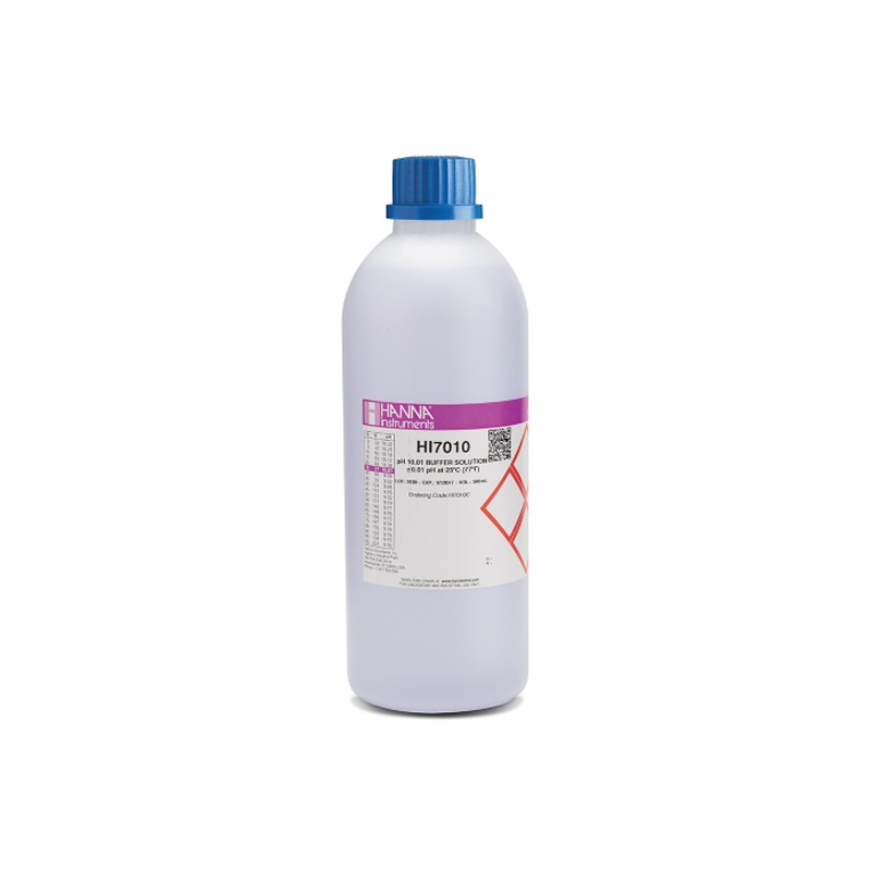 HANNA HI-7010C Purple Colour 0.01 pH (@25°C) Standard Calibration Solution, 500 mL bottle HANNA HI-7010C Purple Colour 0.01 pH (@25°C) Standard Calibration Solution, 500 mL bottle
