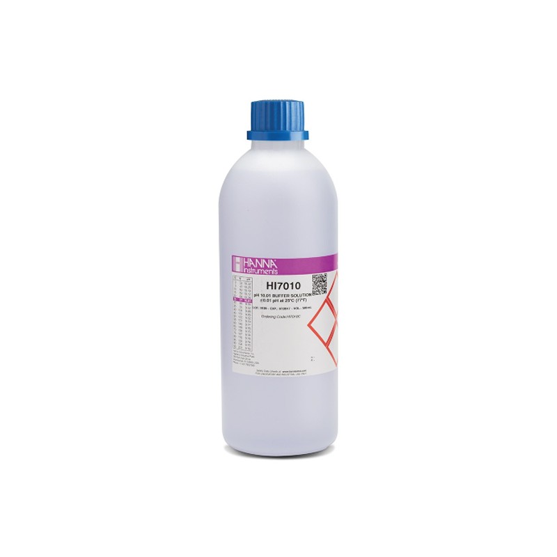 HANNA HI-7010C Purple Colour 0.01 pH (@25°C) Standard Calibration Solution, 500 mL bottle