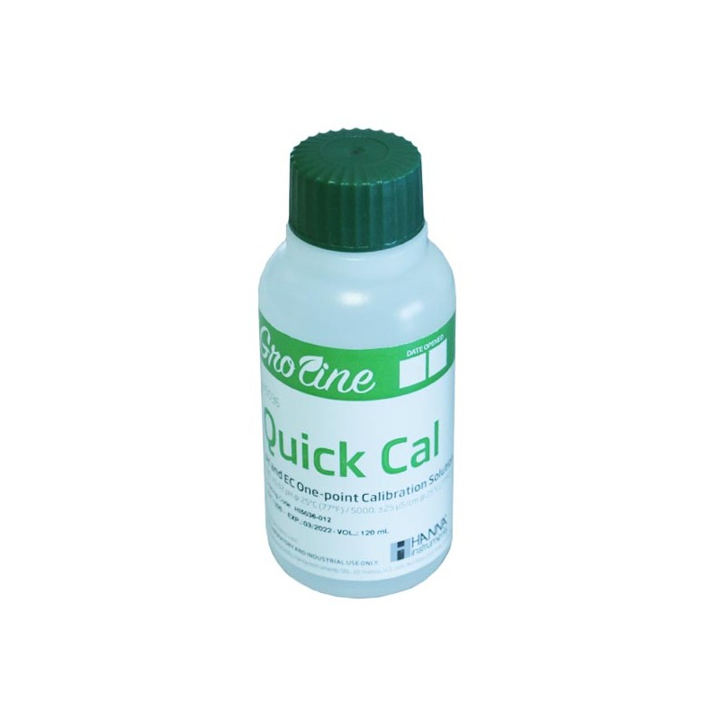 HI-5036-012 GroLine Quick Cal Solution pH/EC 120ml HI-5036-012 GroLine Quick Cal Solution pH/EC 120ml