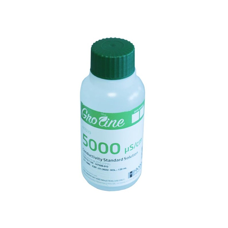 Hanna HI-7039-012 GroLine Conductivity Standard Solution 5000 µS/cm Hanna HI-7039-012 GroLine Conductivity Standard Solution 5000 µS/cm