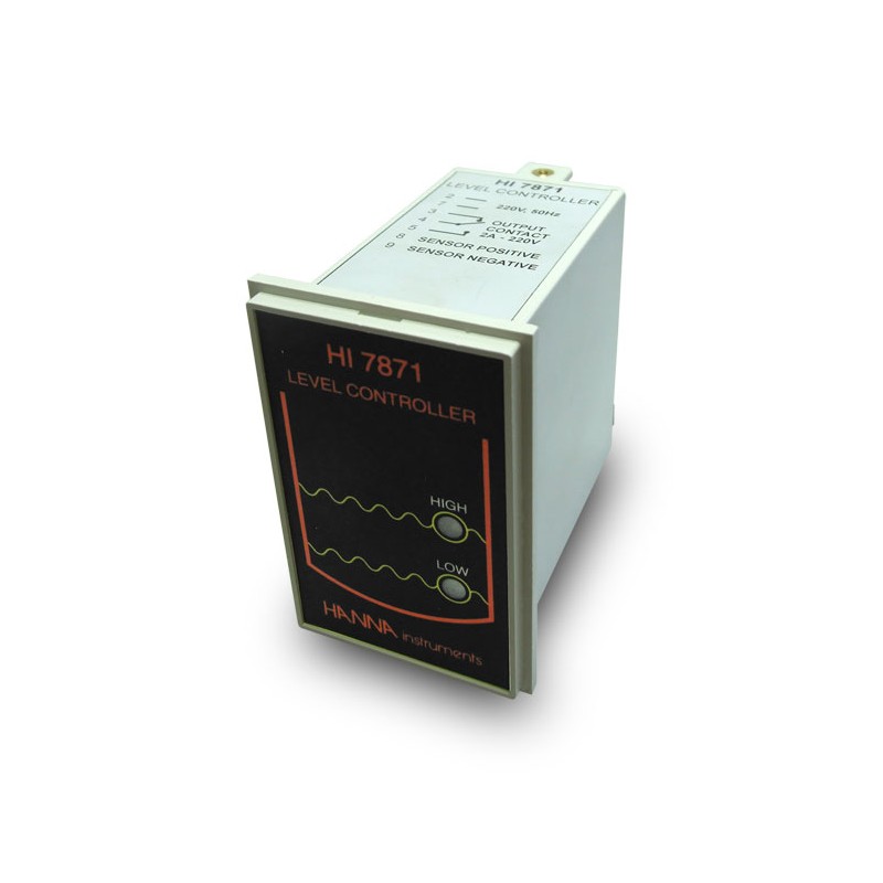 Hanna HI-7871/220 Mini Level Controller, control relay: high and low, 220V Hanna HI-7871/220 Mini Level Controller, control relay: high and low, 220V