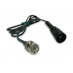 Hanna HI-7855/1 Electrode connector cable 1m: screwcap - BNC