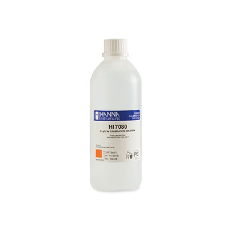 Hanna HI-7080M 2.3g/L Sodium Standard Solution, 230ml bottle Hanna HI-7080M 2.3g/L Sodium Standard Solution, 230ml bottle