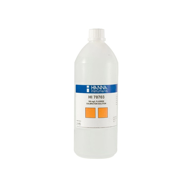Hanna HI-70703L Fluoride Standard Solution at 100 mg/L F- Hanna HI-70703L Fluoride Standard Solution at 100 mg/L F-