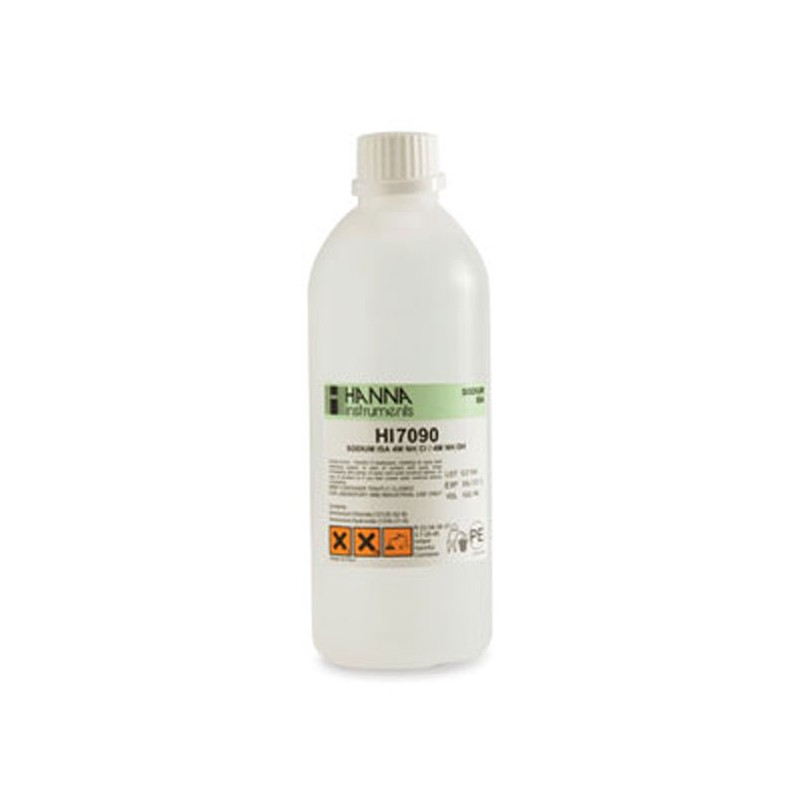 Hanna HI-7090L ISA solution for sodium ISE, 500ml Hanna HI-7090L ISA solution for sodium ISE, 500ml