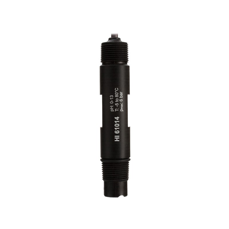 Hanna AmpHel® Flat-tip pH Electrode - General Purpose, 15m Cable, Pt100 Temperature Sensor, BNC Hanna AmpHel® Flat-tip pH Electrode - General Purpose, 15m Cable, Pt100 Temperature Sensor, BNC
