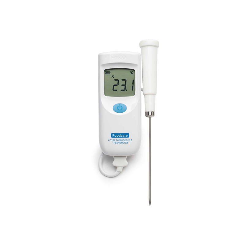 Hanna HI-935001 Foodcare K-Type Thermocouple Thermometer with Interchangeable Probe