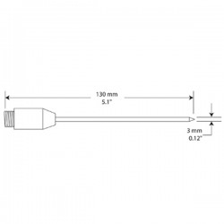 HI-98517-13 Key® pocket thermometer °C Interchangeable probe (penetration)