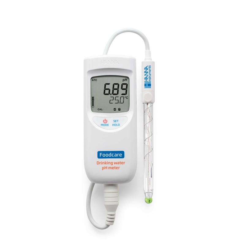 Hanna HI-99192 pH & temperature meter for drinking water analysis Hanna HI-99192 pH & temperature meter for drinking water analysis