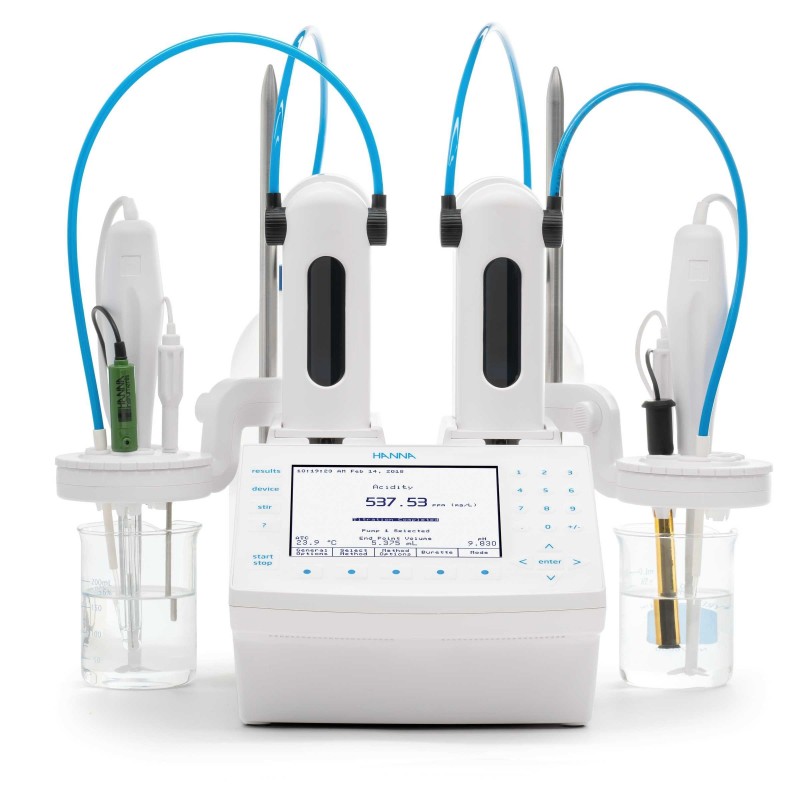 Hanna HI-932-C2-02 Automatic Potentiometric Titration Systems (pH/mV/ISE) Hanna HI-932-C2-02 Automatic Potentiometric Titration Systems (pH/mV/ISE)