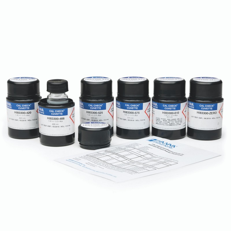 HI-83300-11 CAL Check cuvette Kit for HI-83300 Multiparameter photometer