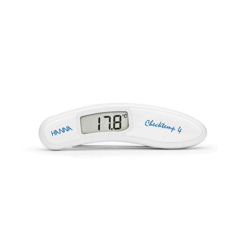 Hanna HI-151 Checktemp4 white folding thermometer for general use & dairy Hanna HI-151 Checktemp4 white folding thermometer for general use & dairy