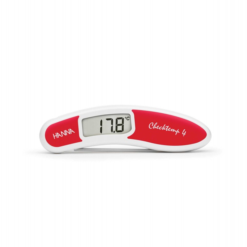 HANNA HI-151-1 Checktemp4 red folding thermometer for raw meat