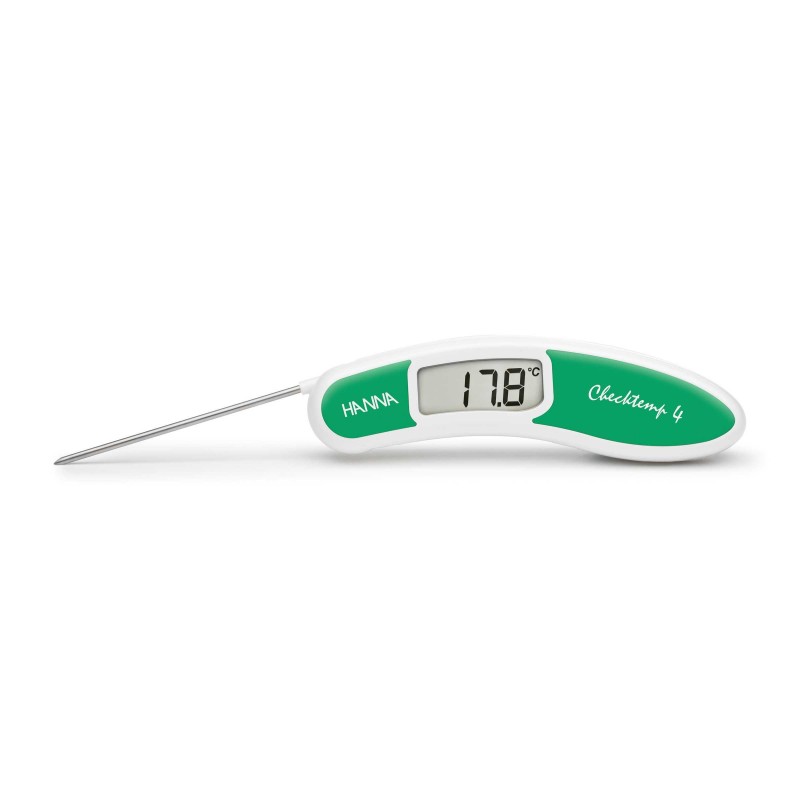 High accuracy green folding thermometer for salad & fruit - Checktemp 4 High accuracy green folding thermometer for salad & fruit - Checktemp 4