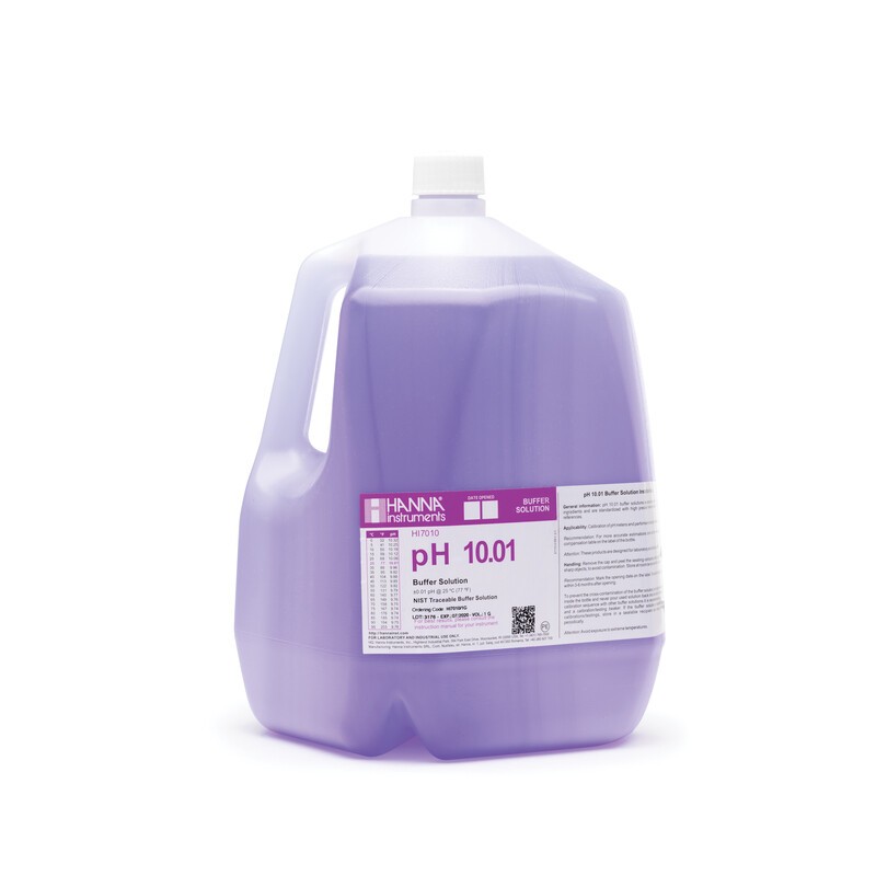 Hanna HI-7010/1G pH 10.01 Buffer Solution, 1 Gallon bottle Hanna HI-7010/1G pH 10.01 Buffer Solution, 1 Gallon bottle