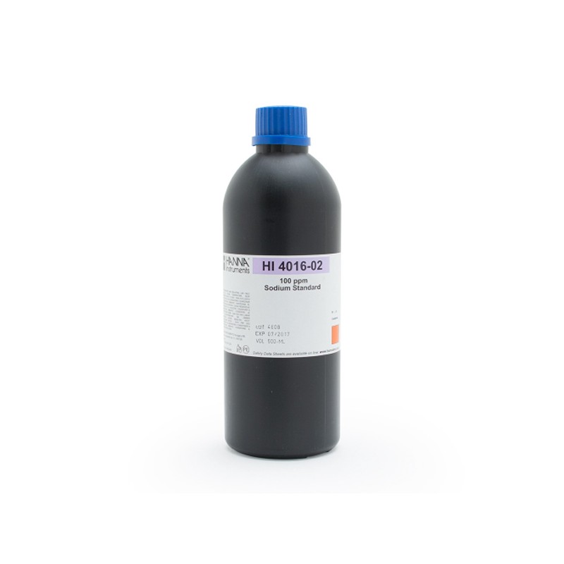 HANNA HI-4016-02 100 ppm Sodium ISE Standard Solution HANNA HI-4016-02 100 ppm Sodium ISE Standard Solution