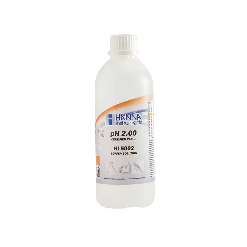 Hanna HI-5002-01 pH 2.01 Technical Buffer solution, 1 Litre & Cert Hanna HI-5002-01 pH 2.01 Technical Buffer solution, 1 Litre & Cert