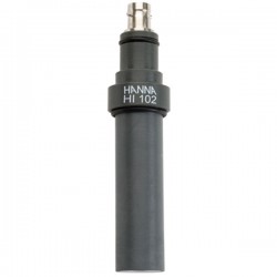 Hanna HI-102 In-line pH electrode with PVC body and BNC connector