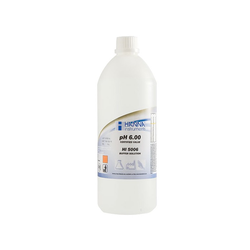 Hanna HI-5006 6.00 pH Technical Buffer Solution (±0.01 pH), 500ml