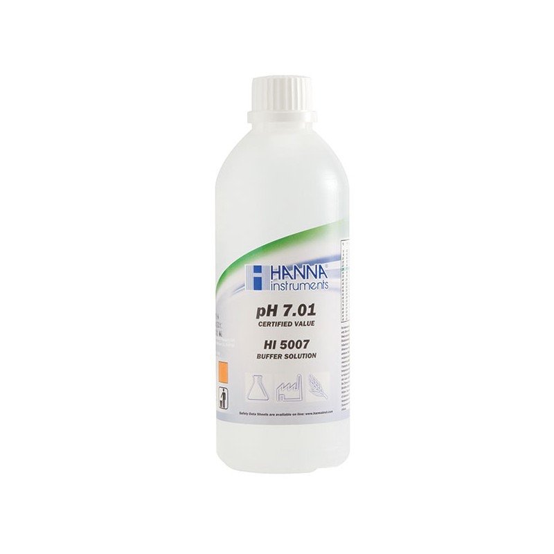 Hanna HI-5007 pH 7.01 Technical Buffer Solution (±0.01 pH), 500ml 