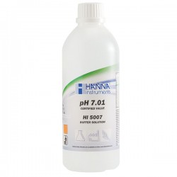 Hanna HI-5007-01 pH 7.01 Technical Buffer Solution, 1 Litre, +/- 0.01 pH, box & certificate