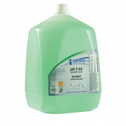 Hanna HI-5007-G08 pH 7.00 yellow technical buffer Solution, 1 gallon bottle with certificate