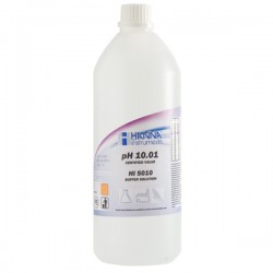 Hanna HI-5010-01 pH 10.00 Technical Buffer Solution, 1 Litre, +/- 0.01 pH, box & certificate