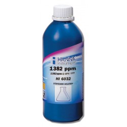 HI-6032 1382 ppm (mg/L) TDS Solution, 500 mL Bottle, Certified 