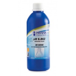 Hanna HI-6068 pH 6.862 Millesimal Buffer Solution (±0.002 pH), 500ml 