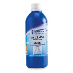 Hanna HI-6124 pH 12.450 Millesimal Buffer Solution (±0.002 pH), 500ml