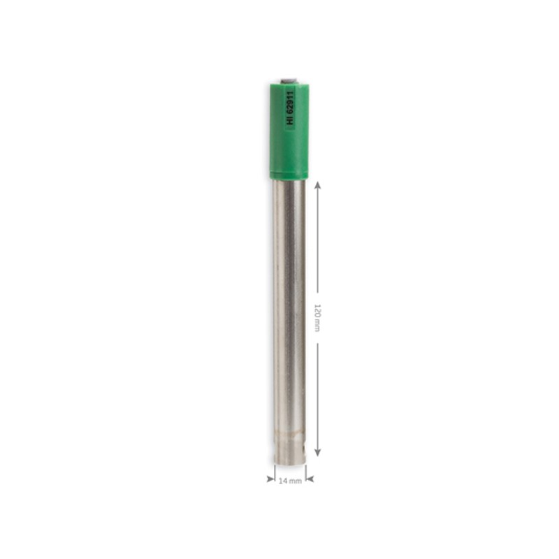 Hanna HI-62911D pH Electrode for Plating Baths, DIN connector 