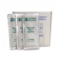 Hanna HI-70000P Electrode Rinse Solution Sachets, 25 x 20 mL sachets