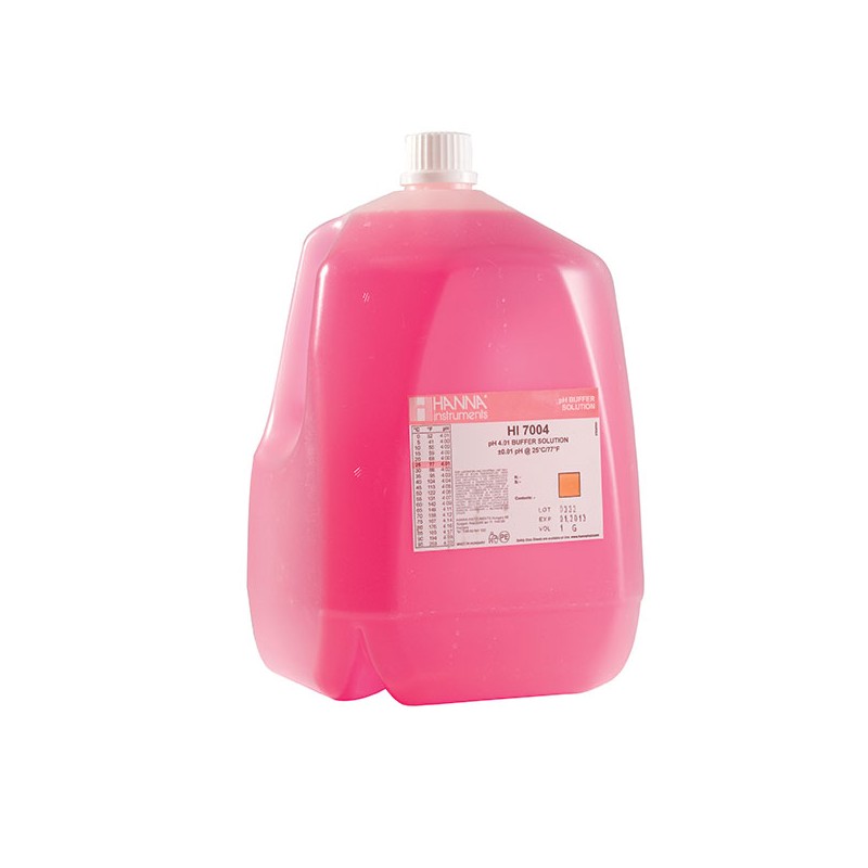 Hanna HI-7004/1G pH 4.01 Buffer Solution, 1 Gallon bottle Hanna HI-7004/1G pH 4.01 Buffer Solution, 1 Gallon bottle
