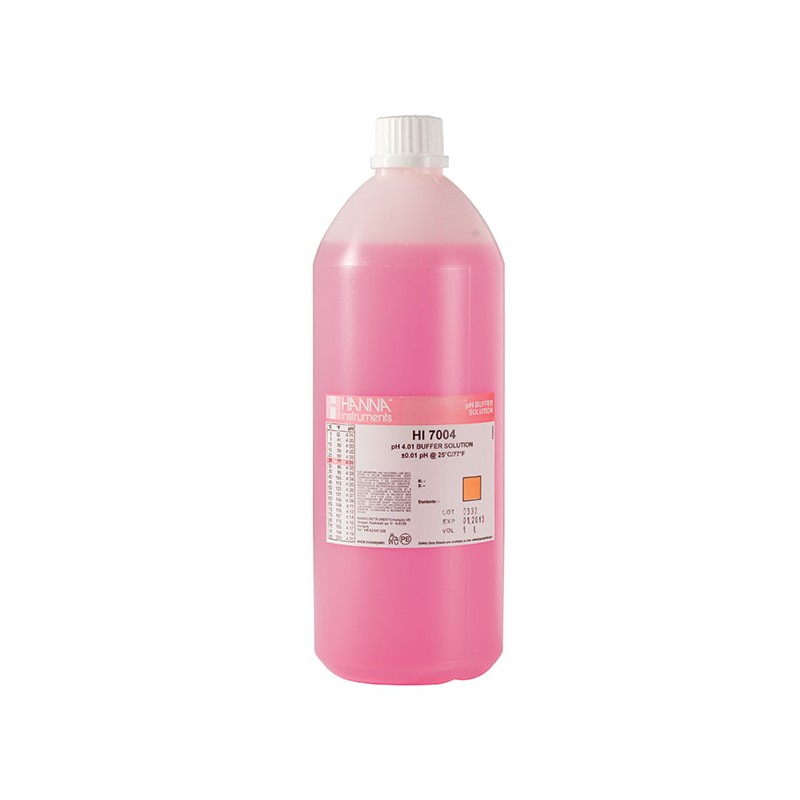 Hanna HI-7004/1L pH 4.01 Buffer Solution, 1L bottle